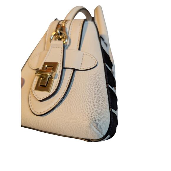 Henri Bendel West 57th Leather Mini Carry All with Lacing - Picture 10 of 16